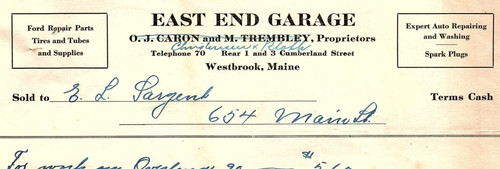 C1920 westbrook east end - c1920, me